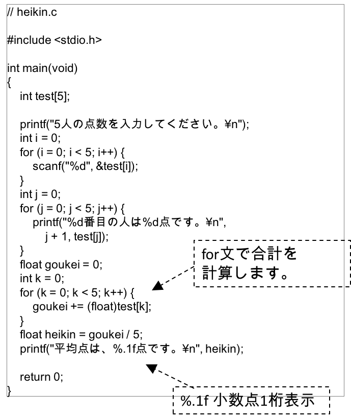 前回の復習（コード）