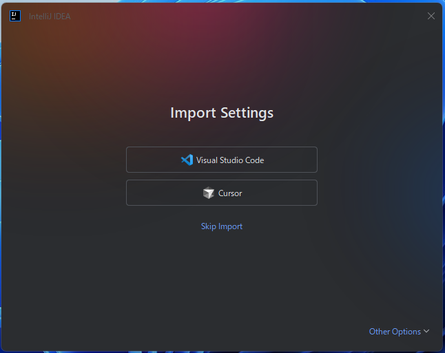 IntelliJ IDEAの起動